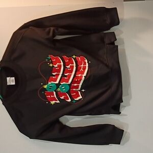 NWOT art class Black Holly Jolly Vibes Pajama Top